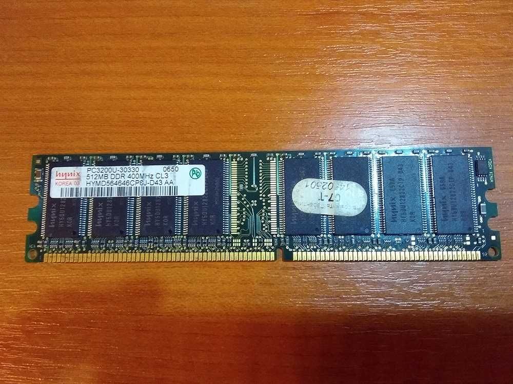 Оперативная память DDR400 PC3200 1Gb( 2x512 Mb )