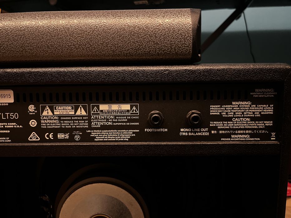 Wzmacniacz combo modelowane do gitary fender mustang lt50 50W