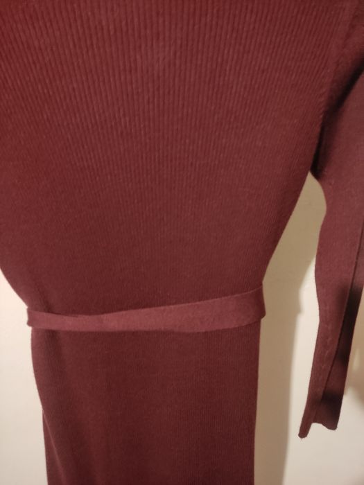 Śliwkowa sukienka dzianinowa długa mohito XL 42 i 44 i 46 jak nowa