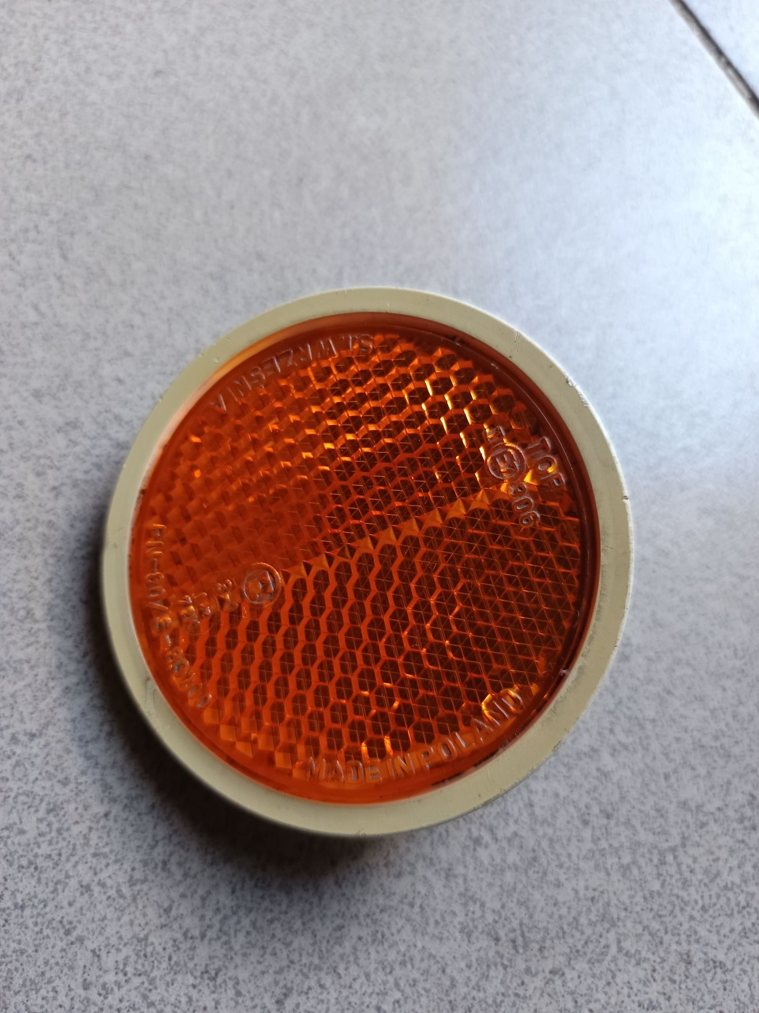 Odblask/ klosz lampy Vintage PRL