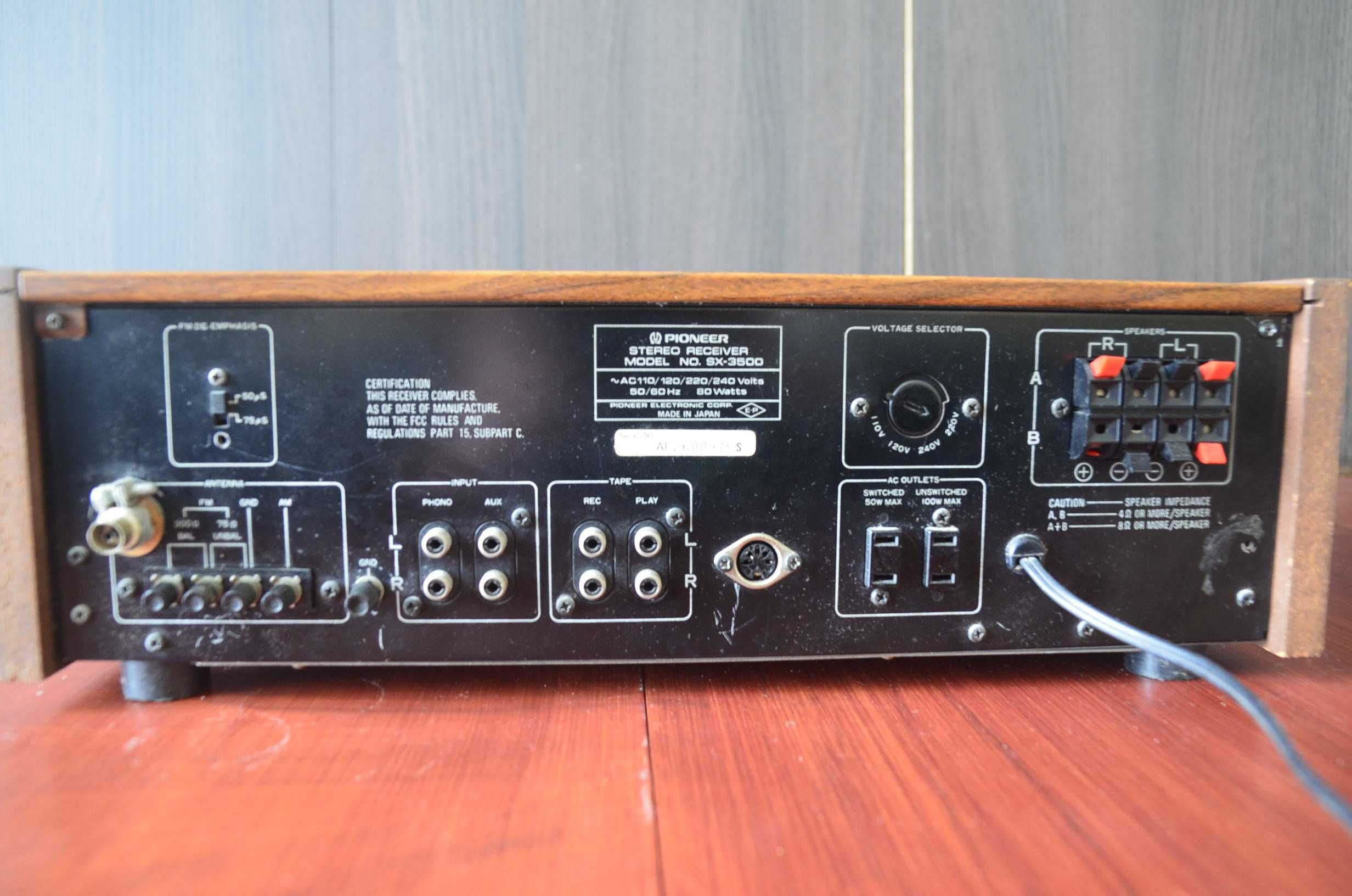 Amplificador Receiver Pioneer SX-3500