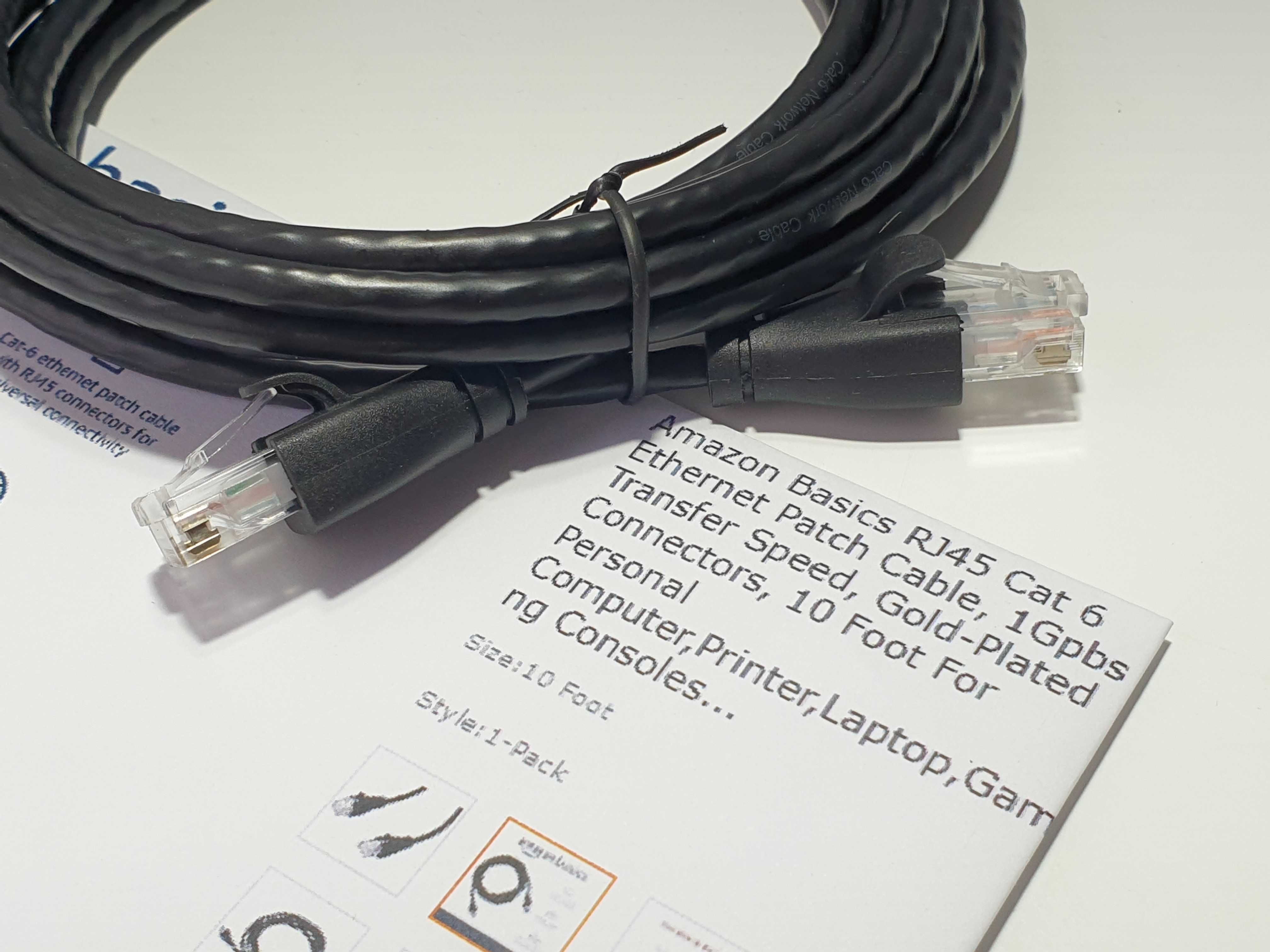 патч корд  Cat 6 Gigabit  3м/4м/7м Amazon