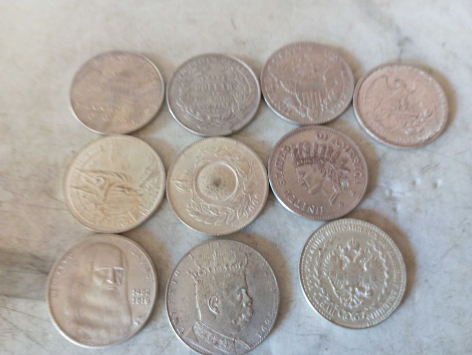 porządki domowe stare monety