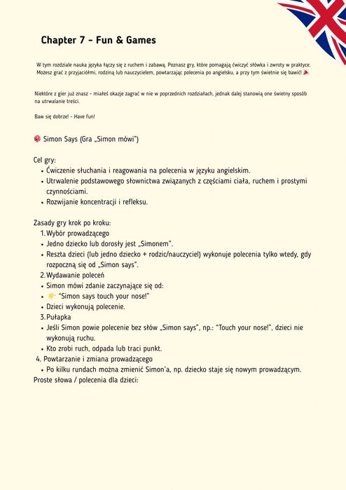 E-book - Angielski dla dzieci 7–12 lat. Gry, dialogi, krzyżówki. PDF