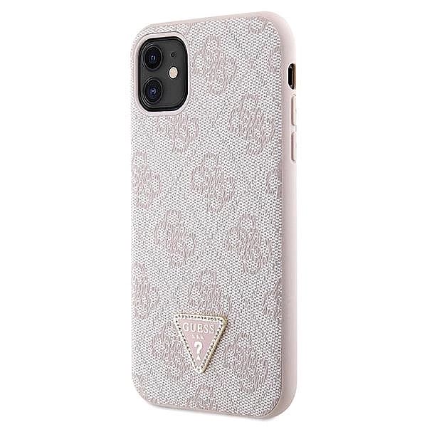 Etui Guess Crossbody 4G Metal Logo na iPhone 11 / Xr - różowe