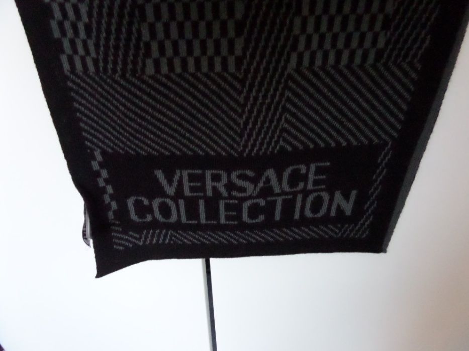 SZALIK GIANNI VERSACE Chusta Nowa Kolekcja 100% oryginał Italy Siwy !