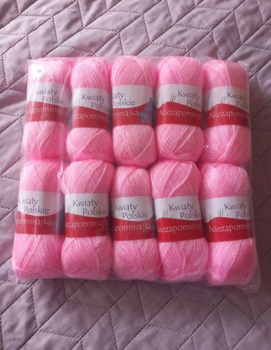 Włóczka akrylowa jasny róż
