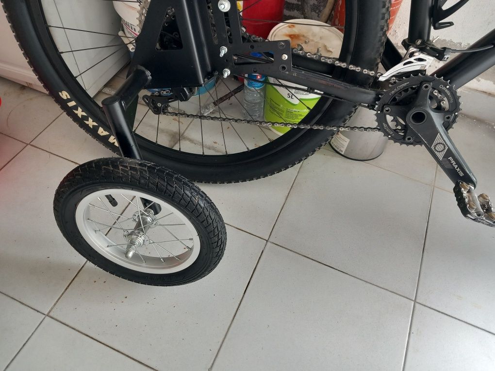 Rodas de apoio para bicicleta de adulto - roda 26 a 29