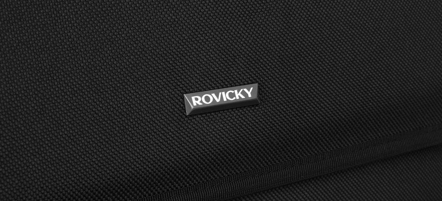 pojemna, materiałowa torba na laptopa - rovicky