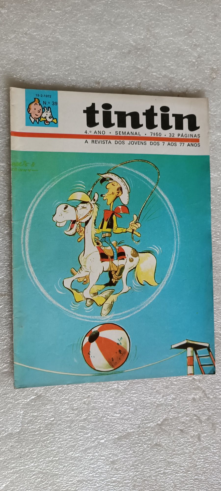Antigas revistas Tintin