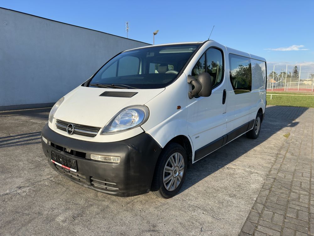 Zamiana Opel Vivaro Long 1,9 Klima Brygowka 6 osobowa