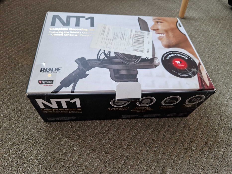 Rode NT1 Kit (2014) - mikrofon + shockmount, stan idealny