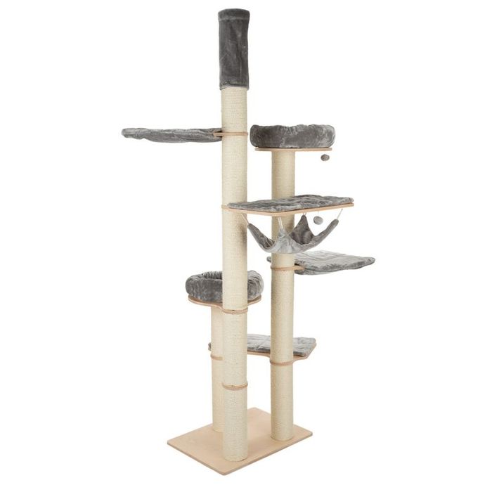 Natural Paradise Drapak Dla Kota Amaryllis Jasnoszary MEGA NAJWIĘKSZY