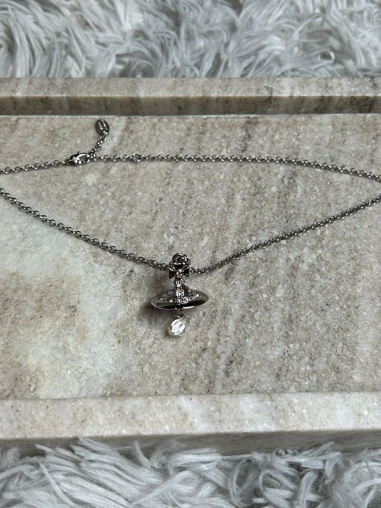 Vivienne Westwood Saturn Crystal Necklace подвеска кулон підвіска