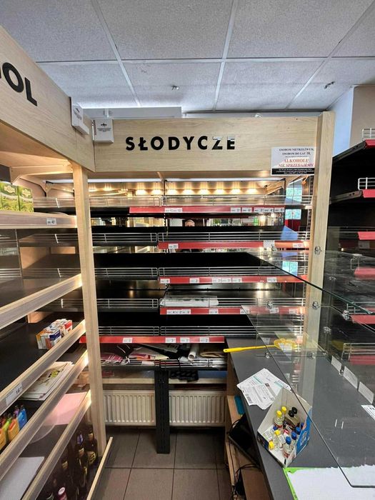 Meble do sklepu spożywczego