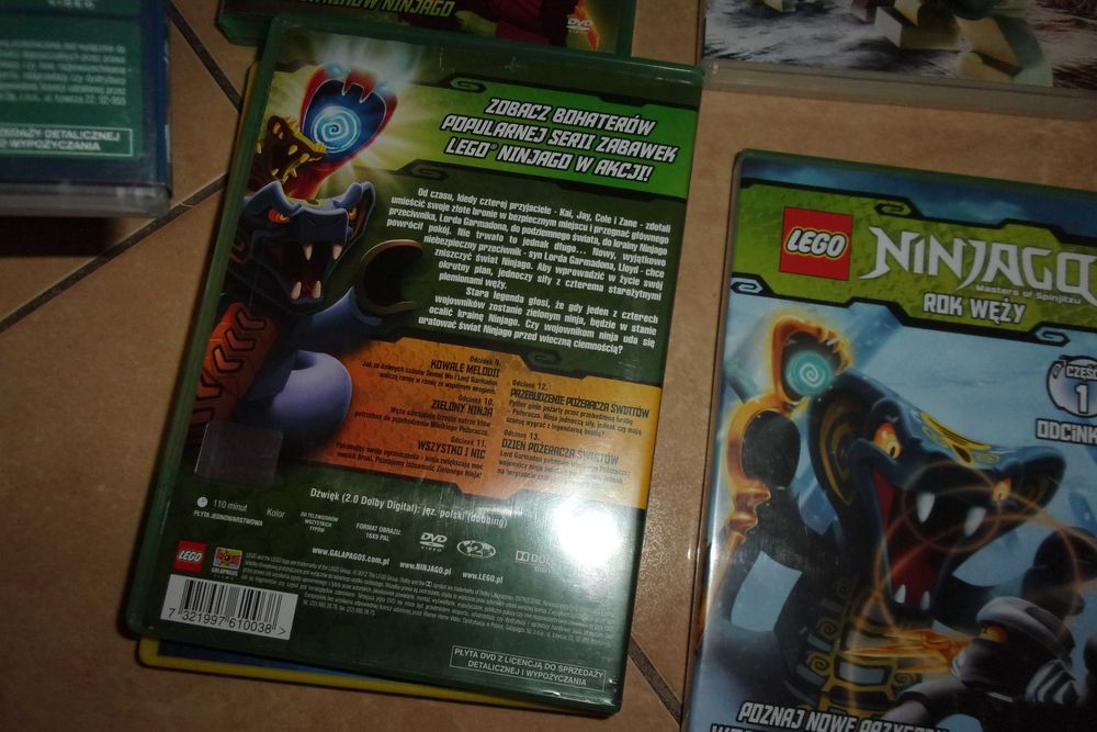 lego star wars ninjago chima dvd zestaw 7