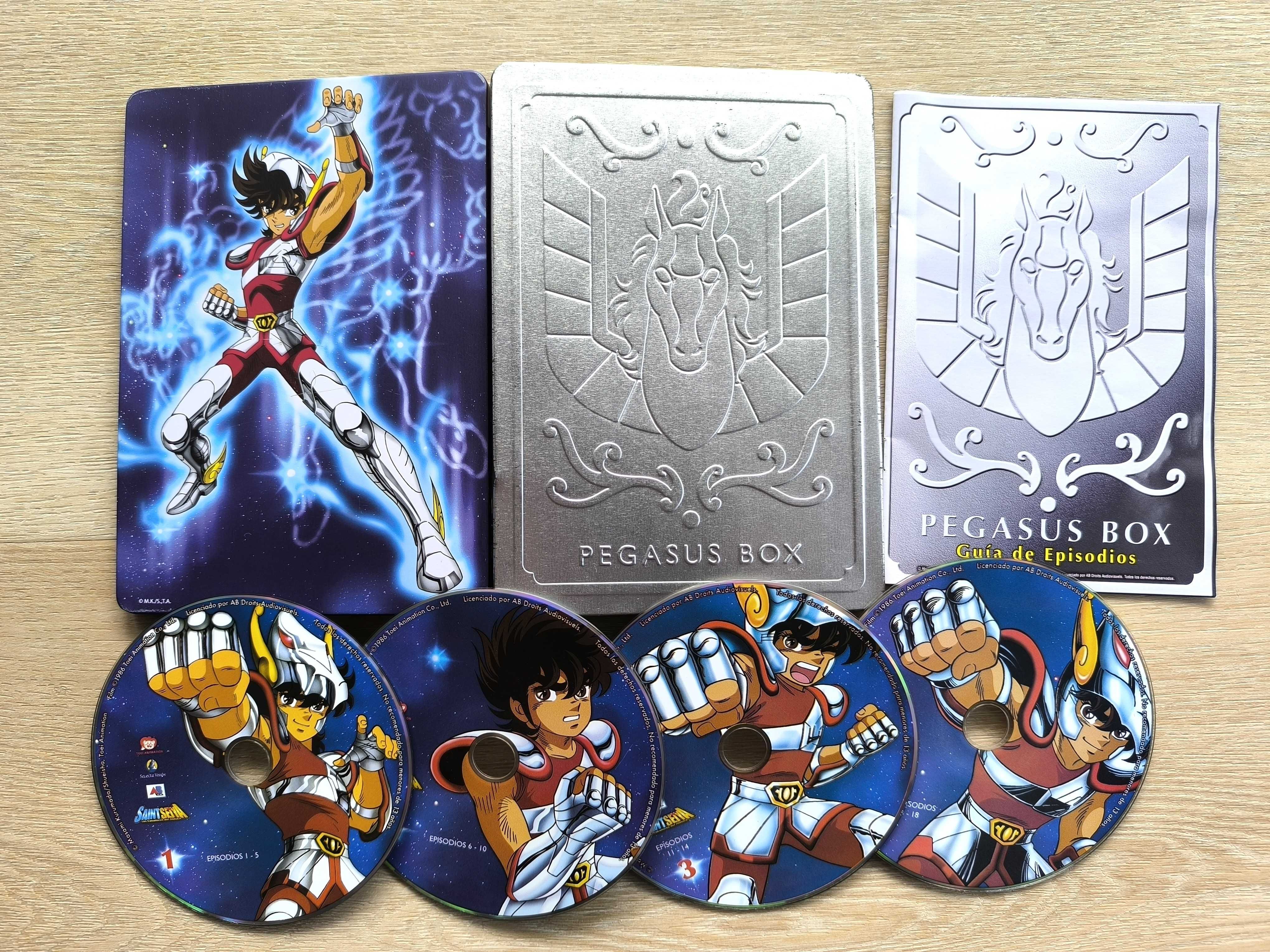 Saint Seiya (Rycerze Zodiaku) STEELBOOK - Pegasus Box (Odcinki 1 - 18)