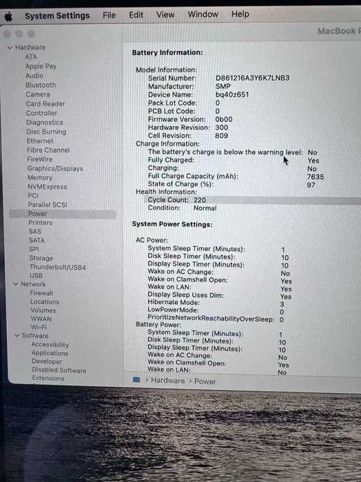 MacBook Pro 16 2019, клавиатура с кириллицей, i7, 16GB RAM, 512GB SSD