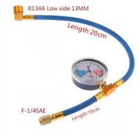 R134A -коннектор для заправки авто кондиционеров с гайкой 1/4''