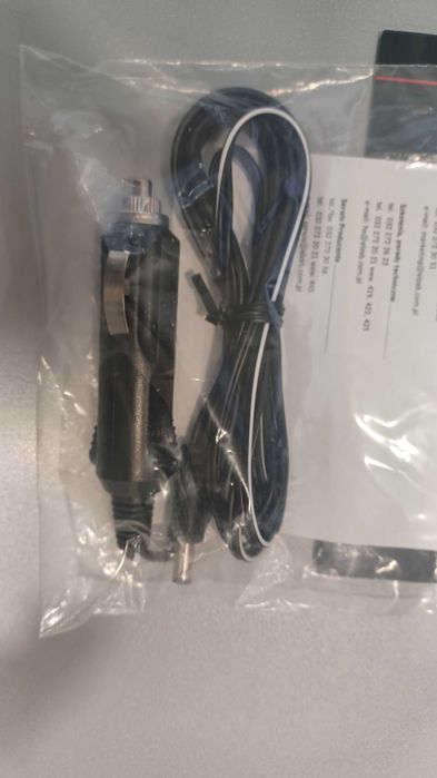 Kabel zasilacza samochodowego 12V do kas