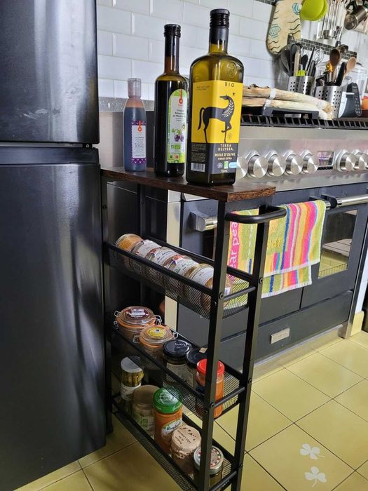 Półki akcesoria do łazienki z poziomami czarny przechowywanie