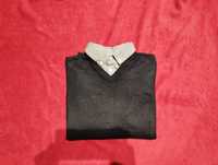 Granatowy sweter męski Pierre Cardin rozmiar xs