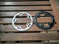 Vendo pratos 46  bicicleta estrada, ciclismo