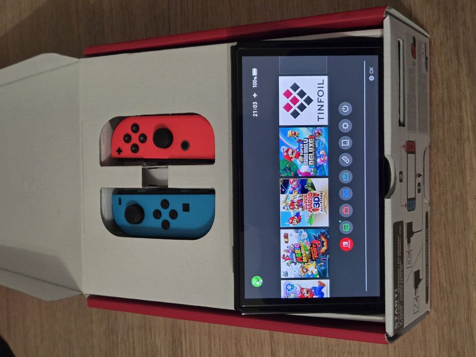 Nintendo Switch OLED desbloqueada