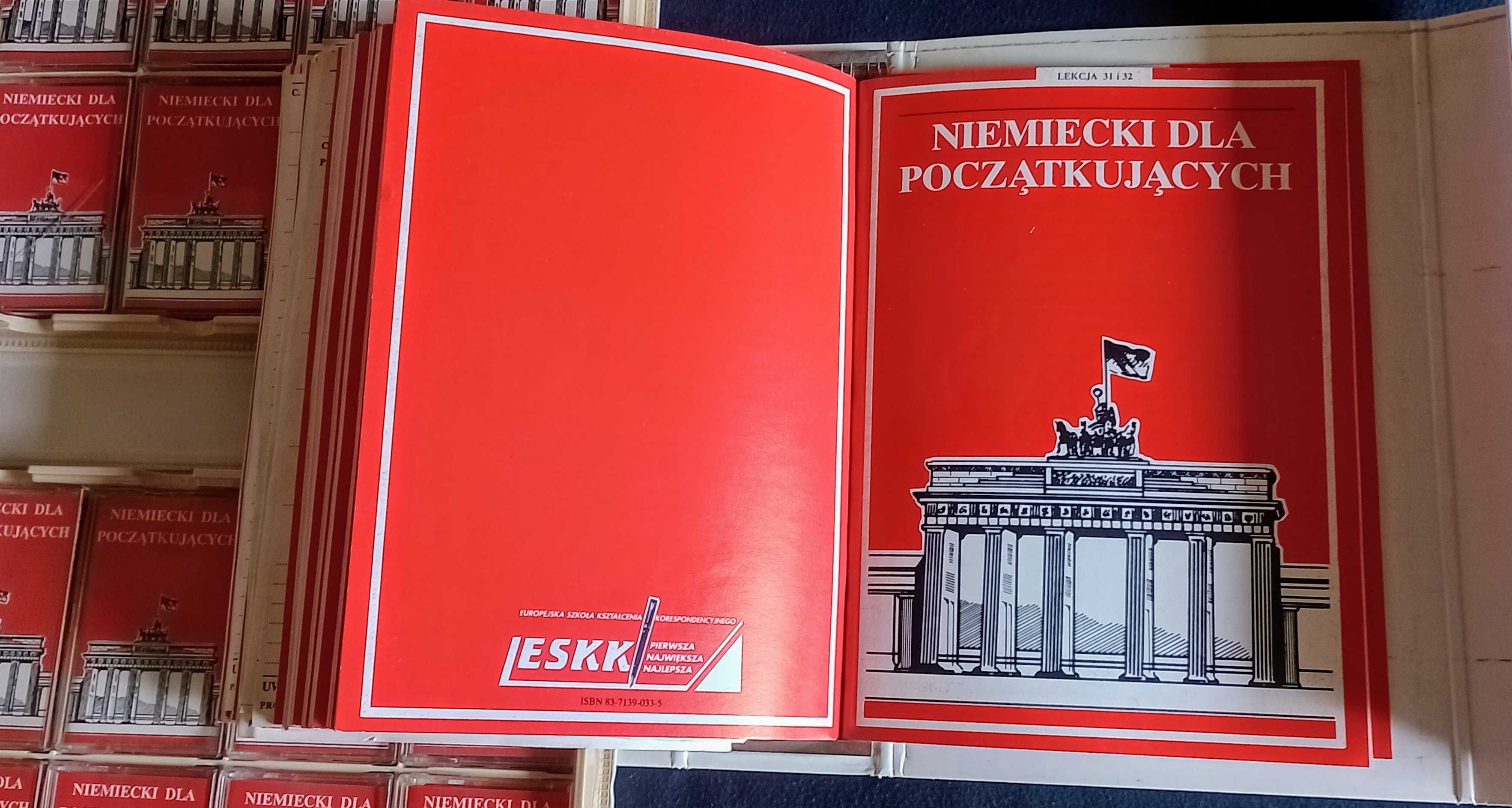 ESKK Niemiecki dla początkujących lekcja 1-32 + kasety komplet
