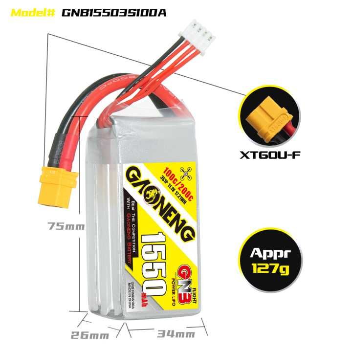 RC battery Baterias 3S GNB -NOVO-
