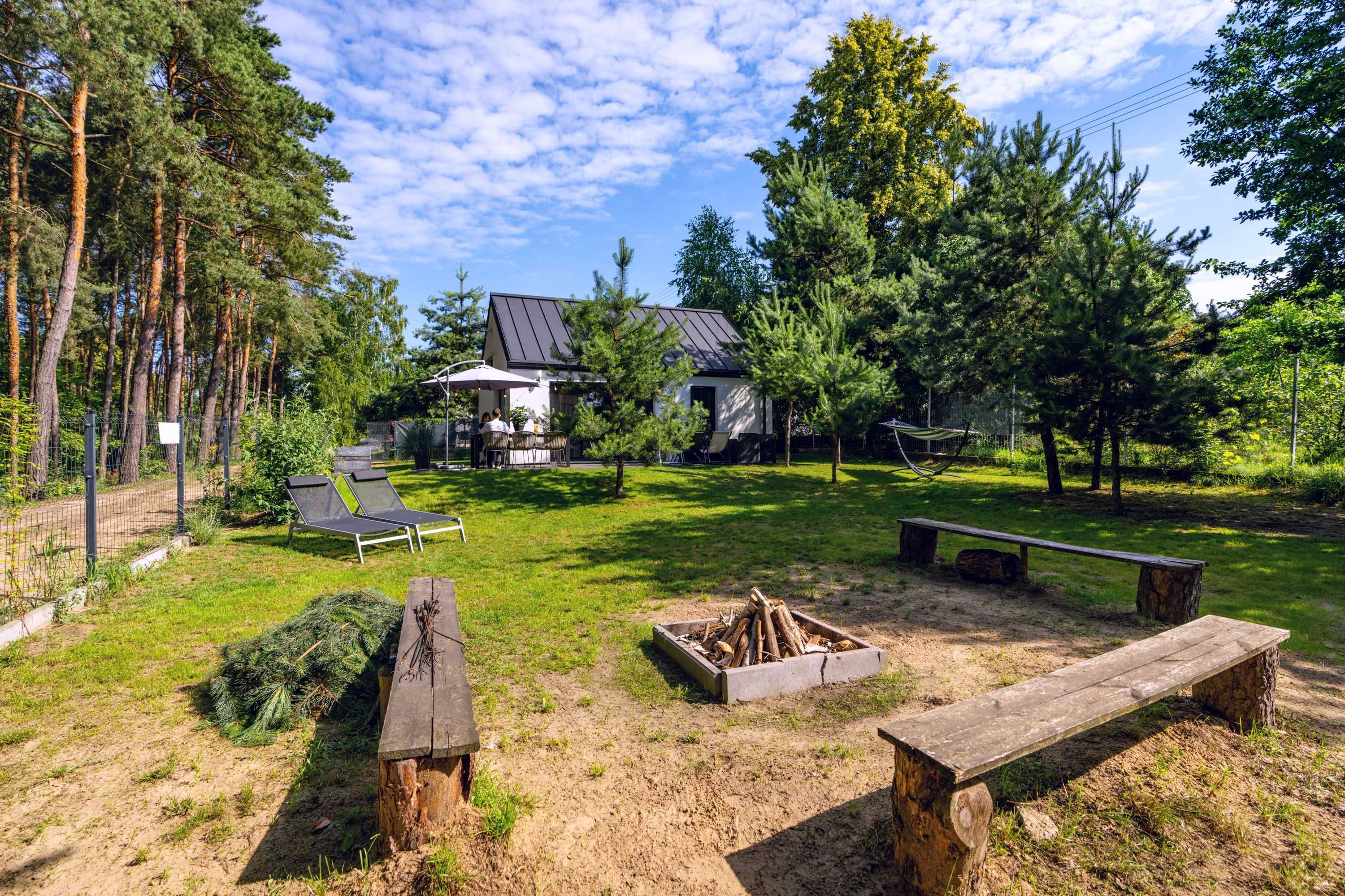 DOMEK Ogrodzony Rzeka Las Kajaki Domki Weekend Akceptujemy Zwierzęta