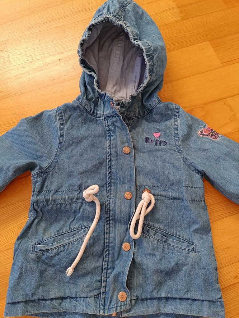 Kurtka niemowlęca r. 74 jeans , dziewczęca Reserved