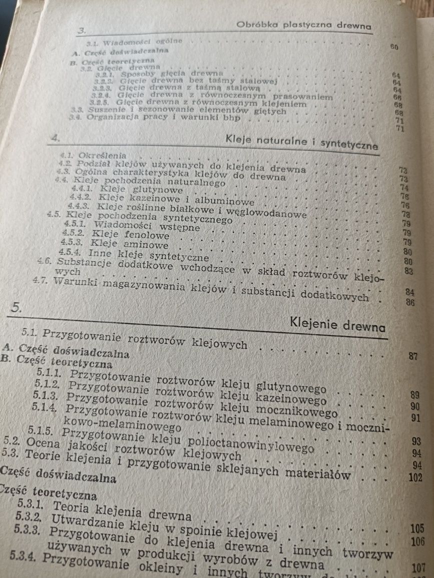 Technologia i materiałoznawstwo dla stolarzy