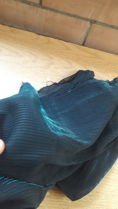 Ткань хб Чулок черная люрекс ретро танцев