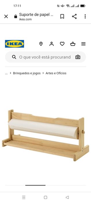 Cortinados Hilja/ Suporte papel mesa, IKEA. NOVOS
