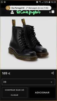 Bota de couro Dr. Martens