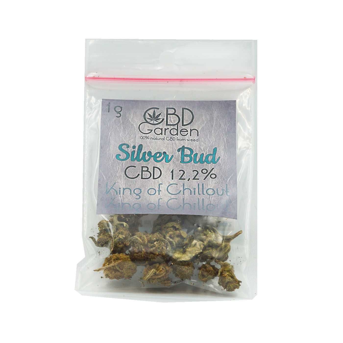 CBD 1 gram Silver BUD 12,2% susz CBD