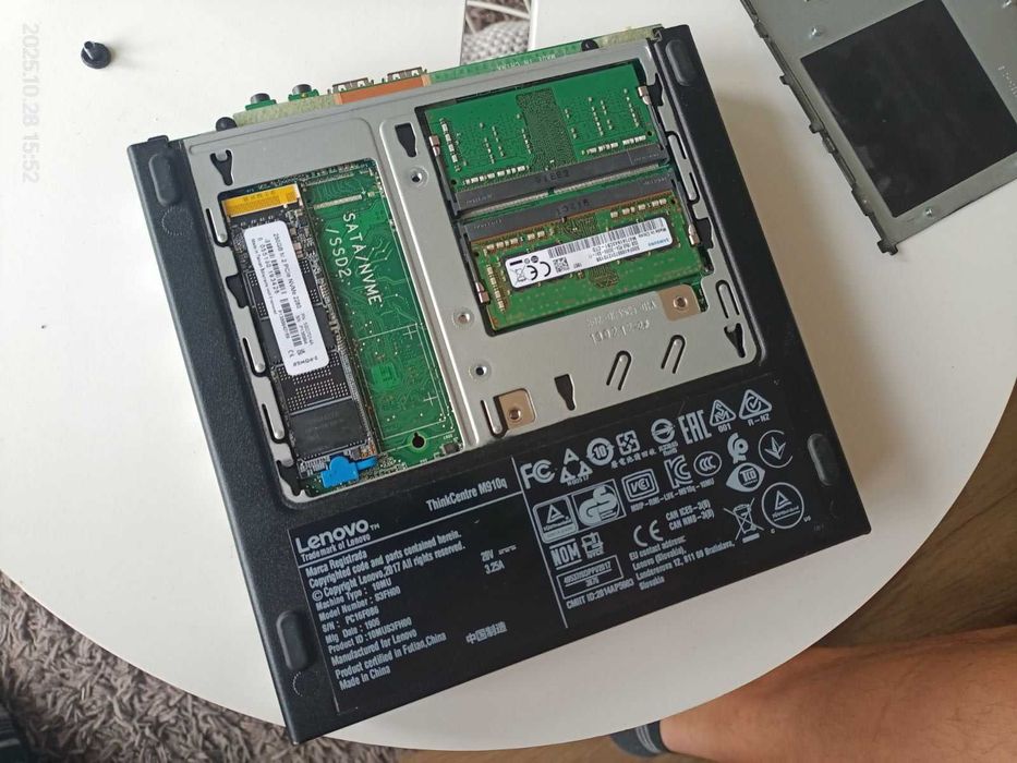 Lenovo Think M910q (Core i5 6500T/RAM 12GB DDR4/SSD 256 NVMe/HD 530)