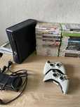 Xbox 360 Slim + 2 Pady + 45 Gier + Kable – Duży Zestaw GOTOWY DO GRY!