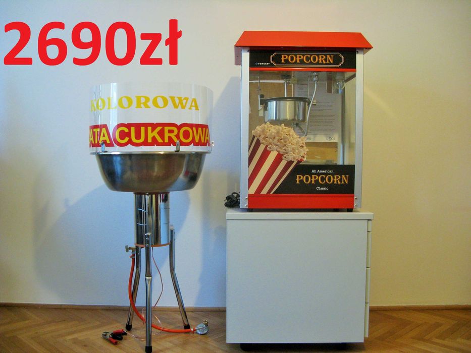 Nowa głowica do maszyny do waty cukrowej, Wata cukrowa, popcorn