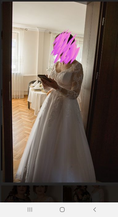 Piękna, zjawiskowa suknia ślubna