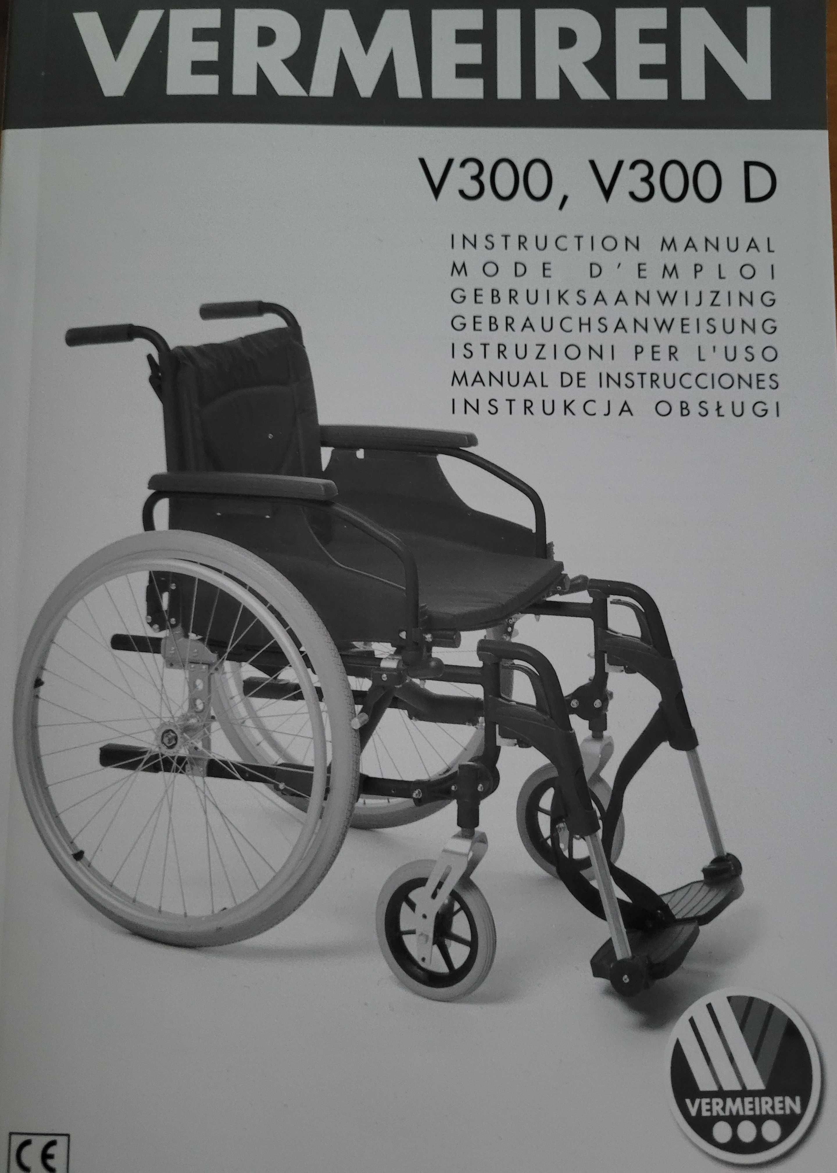 Wózek inwalidzki Vermeiren  V 300  Nowy