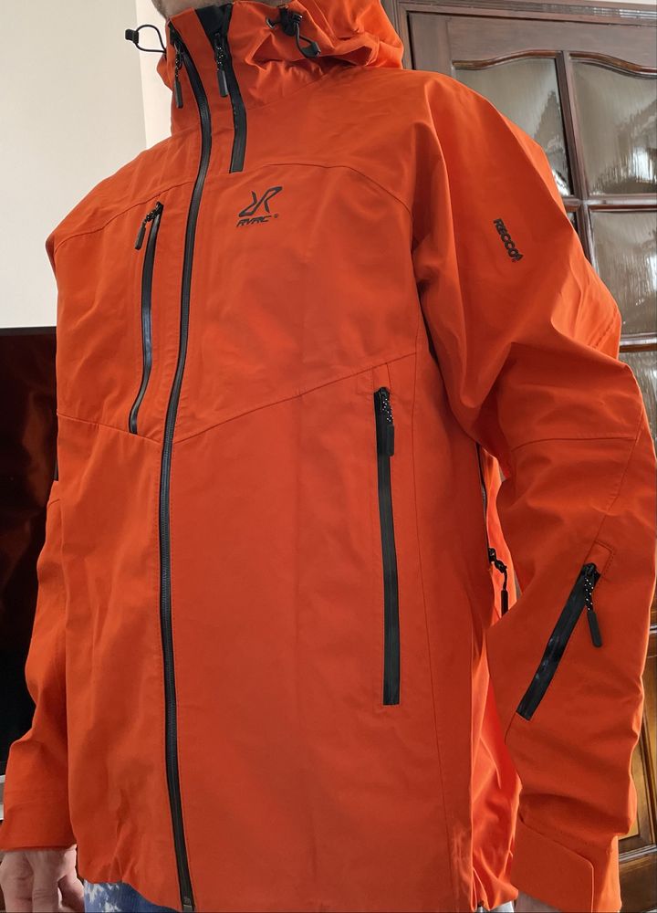 Revolution Race kurtka membranowa hardshell Cyclone Rescue 2.0 pumpkin