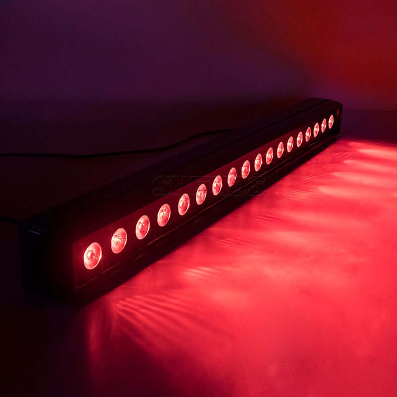 Barras LED Dmx RGBWAUV 6in1 18x18W