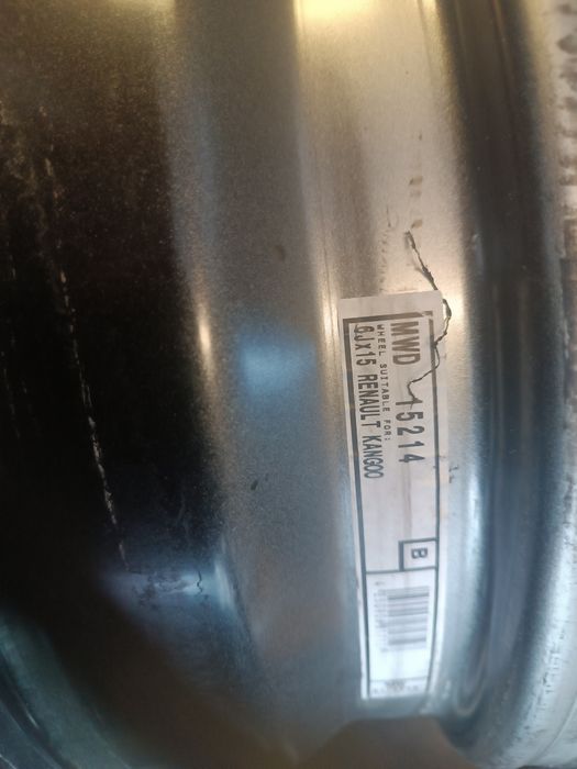 Sprzedam felgi stalowe do Renault Kangoo