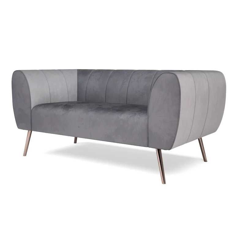 Sofa ORDINE 2-osobowa | Szara | Stan idealny | Agata Meble