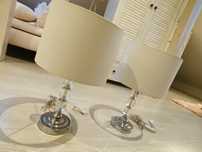 Eleganckie lampy 2 sztuki w stylu glamour