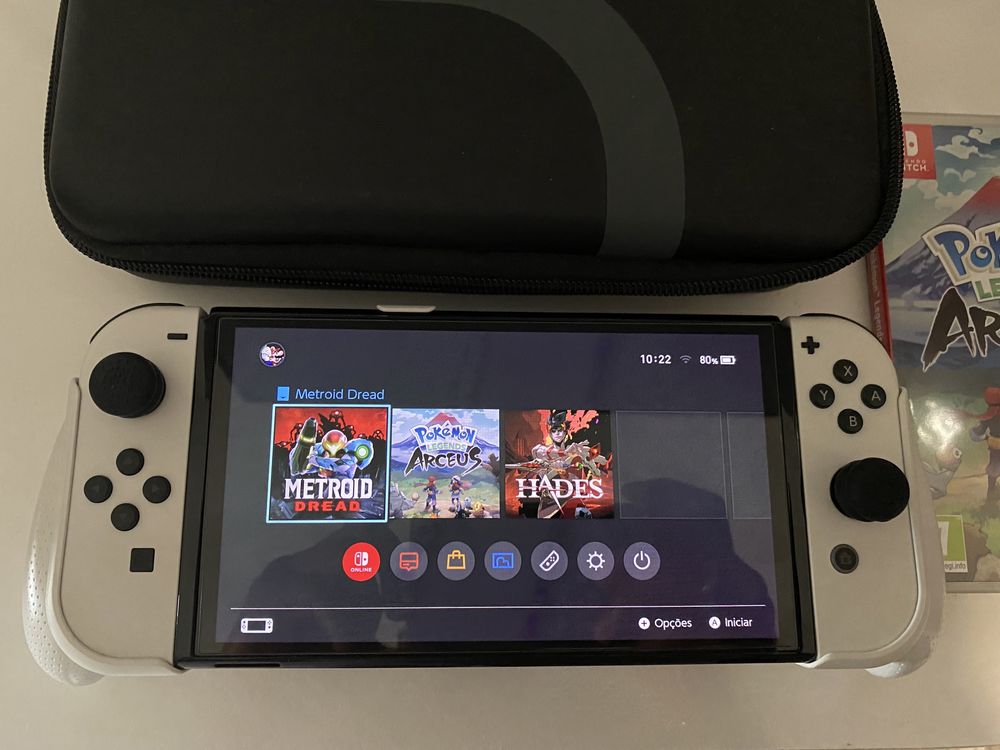 Nintendo Switch Oled + 2 Jogos