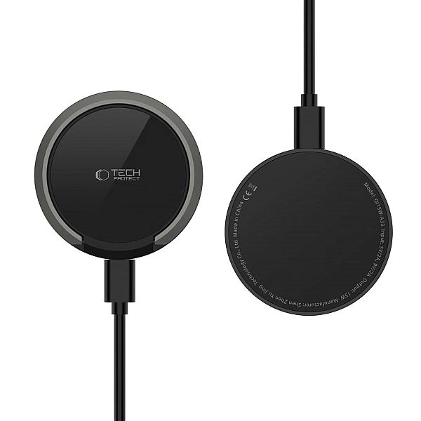 Ładowarka Tech-Protect QI15W-A33 indukcyjna z MagSafe i podstawką z ka