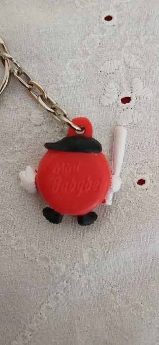 Porta-chaves Mini-babybel, antigo
